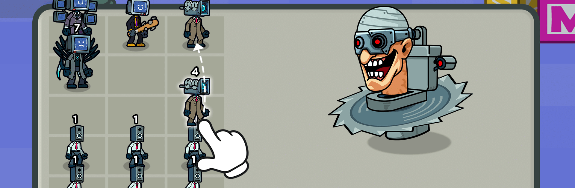 Merge War Monster Fight
