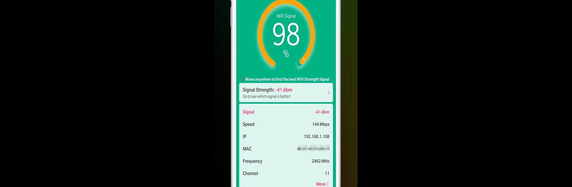 WiFi Signal Strength Meter