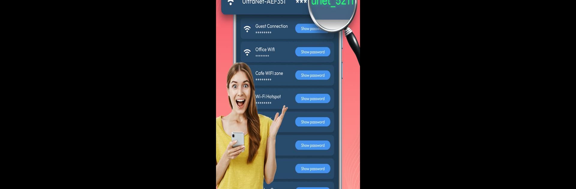 wifi şifre gösterme tuşu