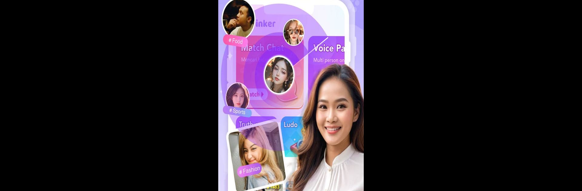 Winker: Mengobrol & Cari Teman