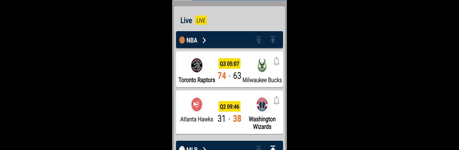 ScoreCenter Live : All sports