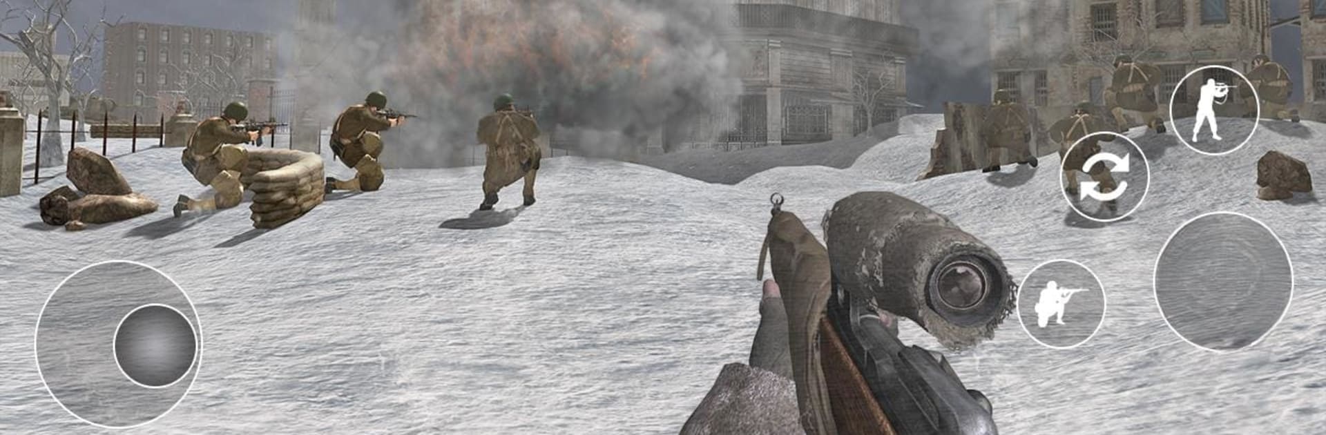 World War 2 Winter Heroes - Free Shooting Games