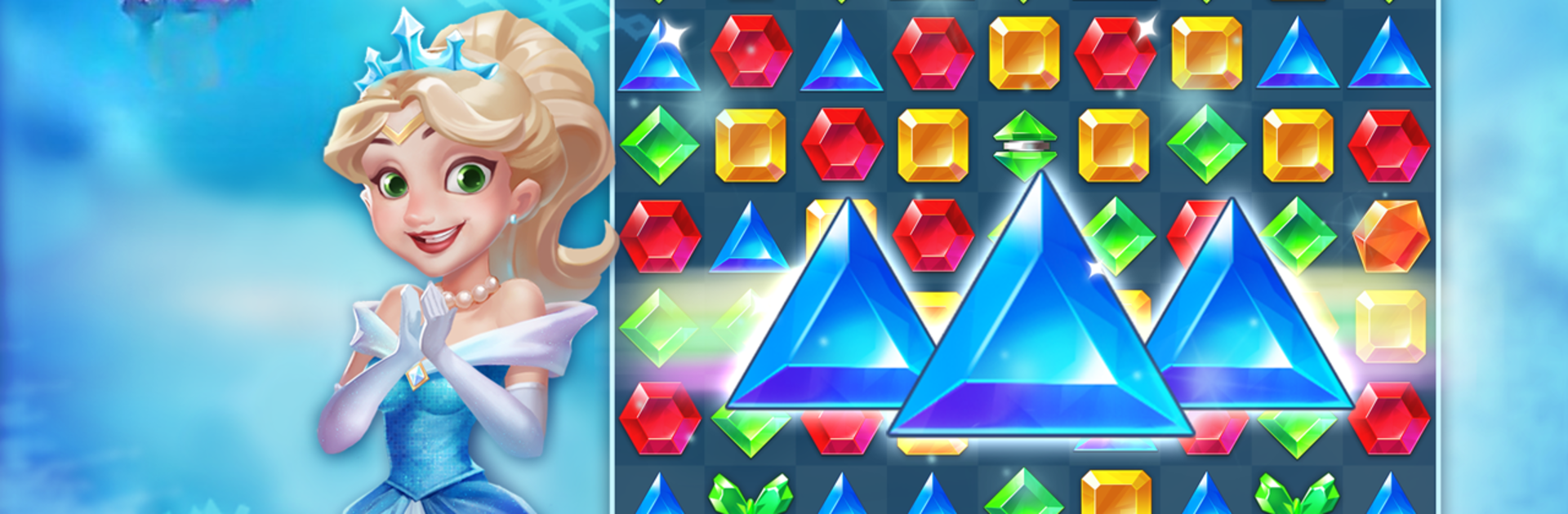 Jewel Princess - Match 3 Frozen Adventure