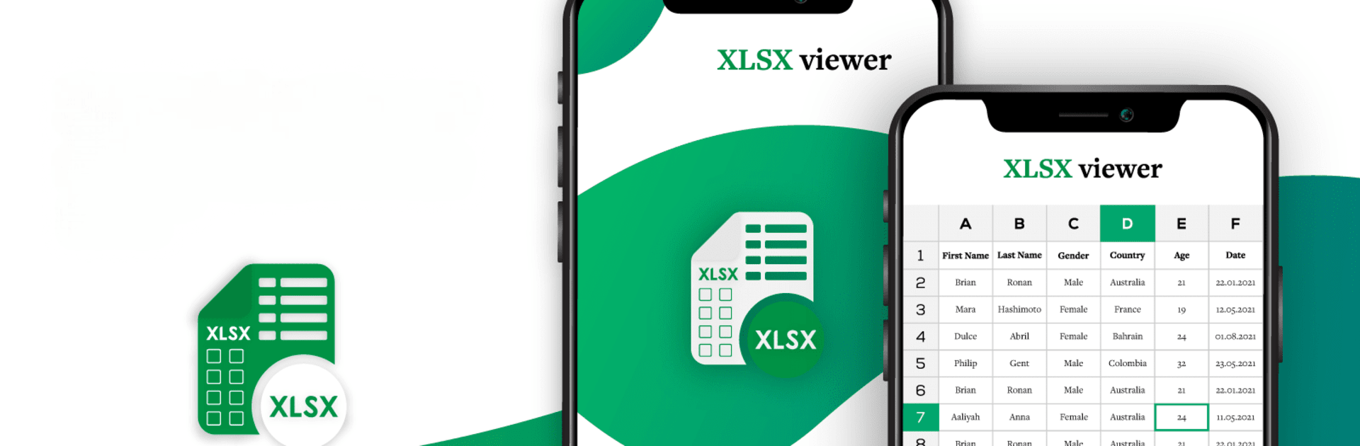 Pembaca XLS untuk file Excel
