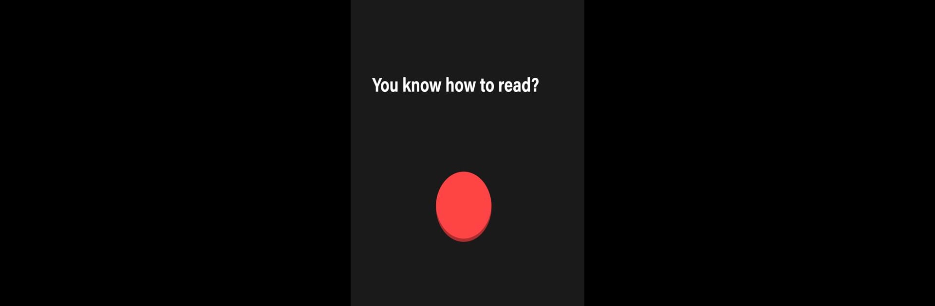 The Red Button Game
