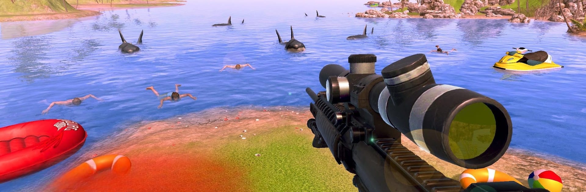 Underwater Whale Shark Attack FPS Sniper Shooter