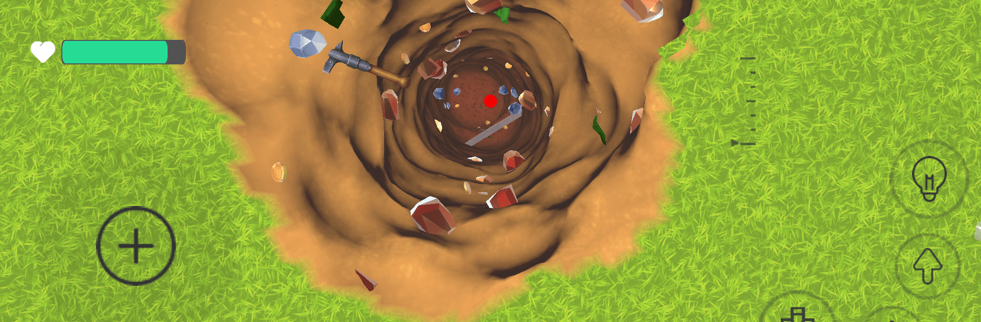 Digging a Hole Simulator