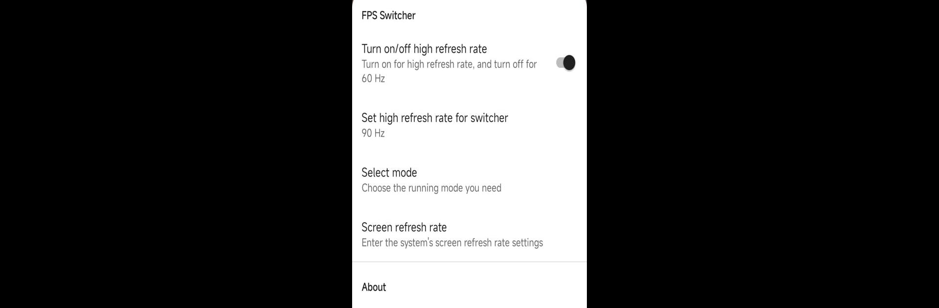 HyperOS MIUI FPS Switcher