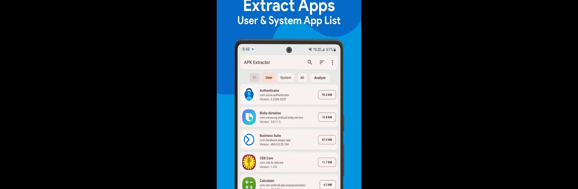 App APK Extractor & Analyzer