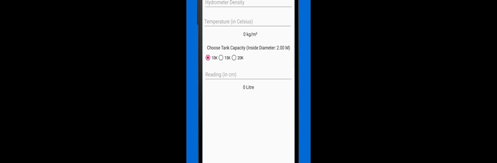 Fuel Density and Volume Calc