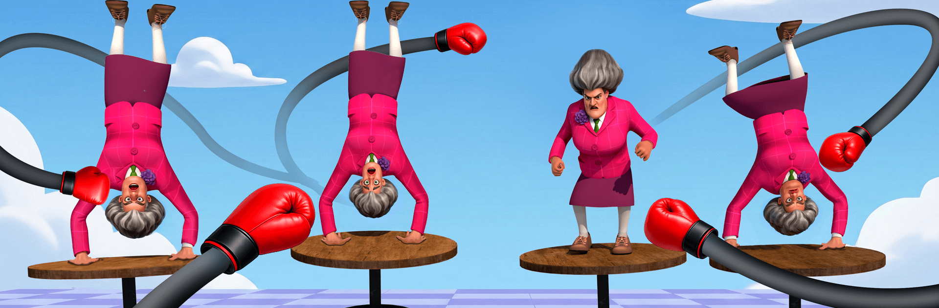 Annoying Teacher: Punch Game