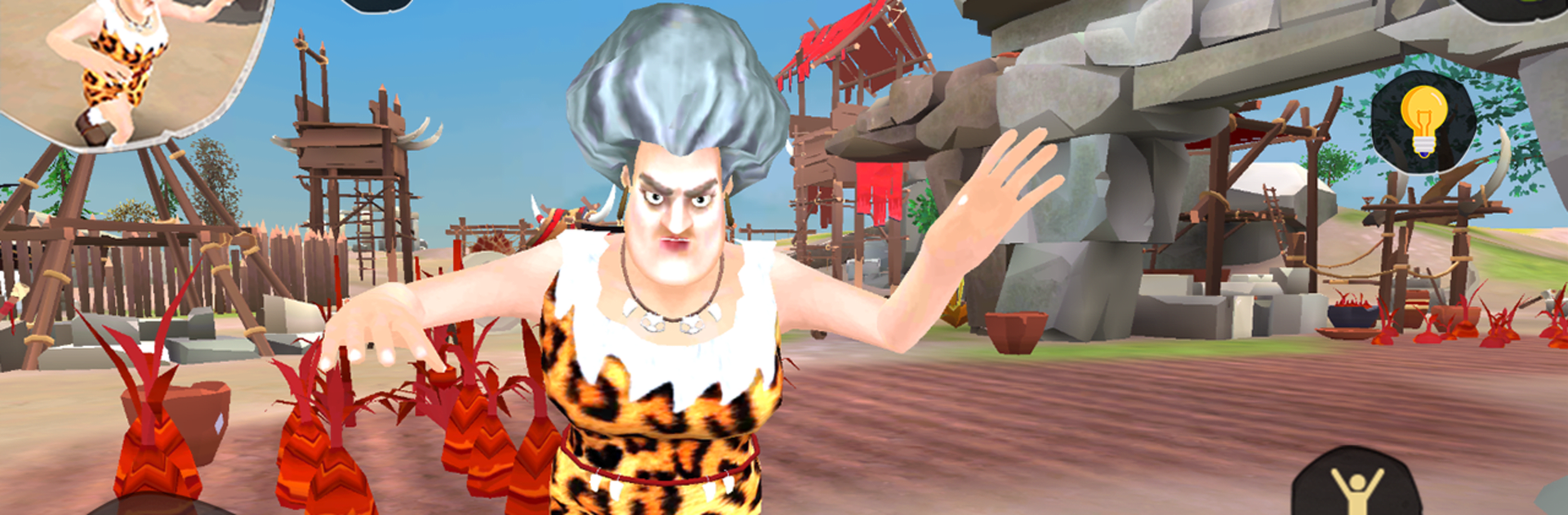 Scary Teacher Stone Age