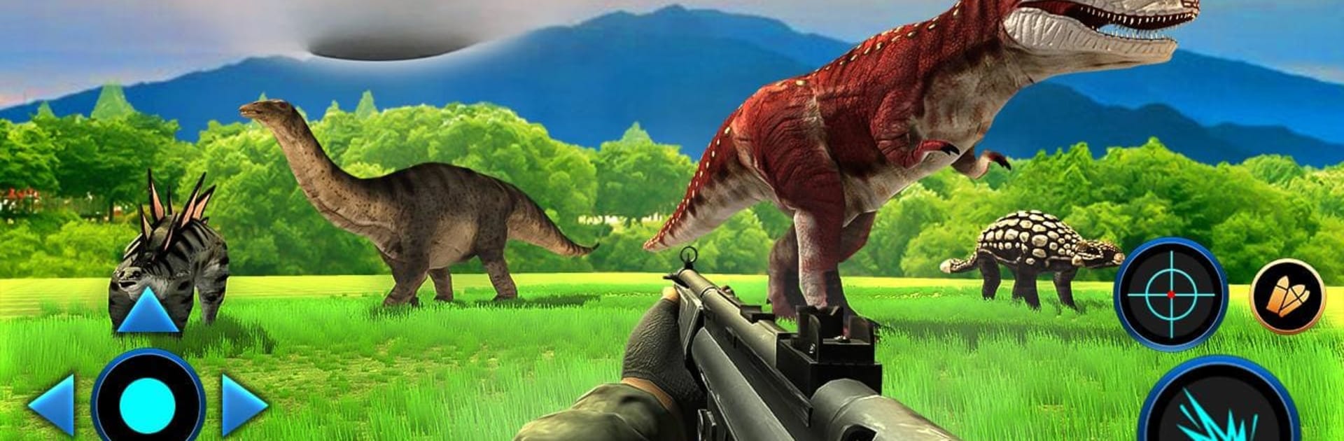 Dinosaurs Hunter Wild Jungle Animals Safari