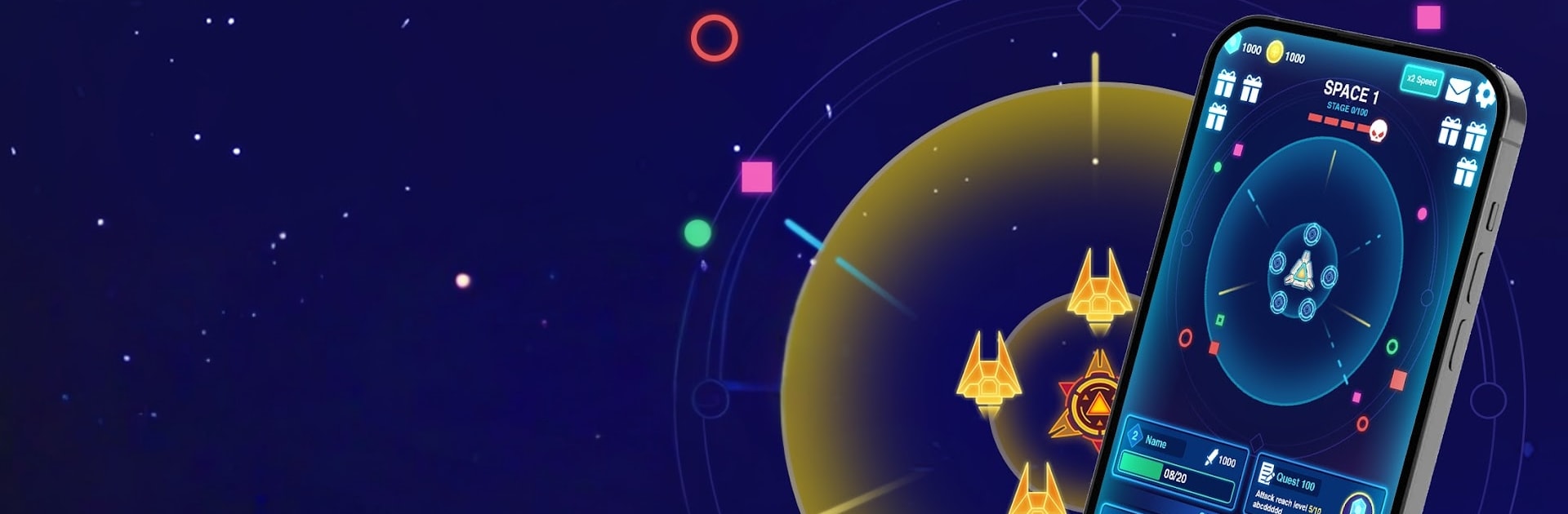 Space War: Idle RPG Defense