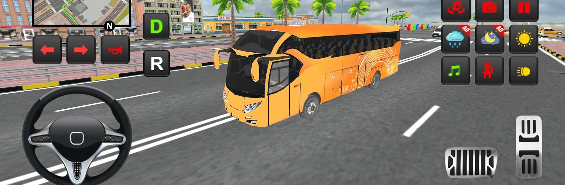 Euro Bus Driving City Bus Sim