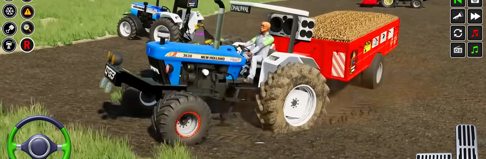 Real Indian Cargo Tractor 2025