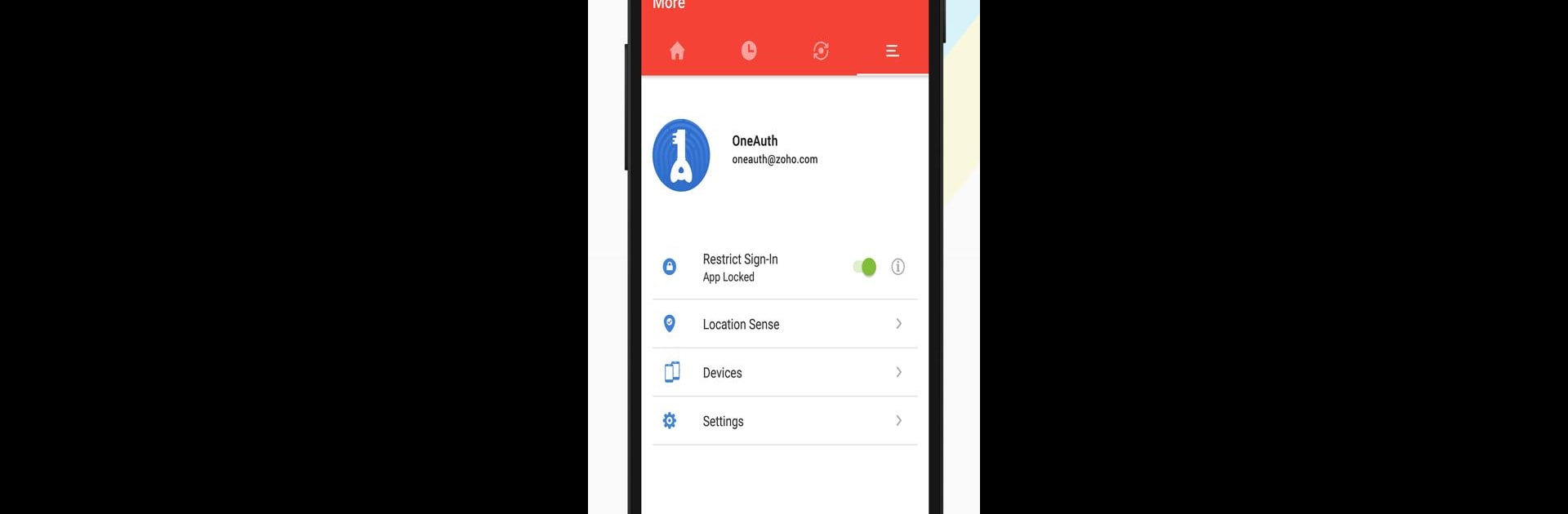 Zoho OneAuth - Multi Factor Authenticator