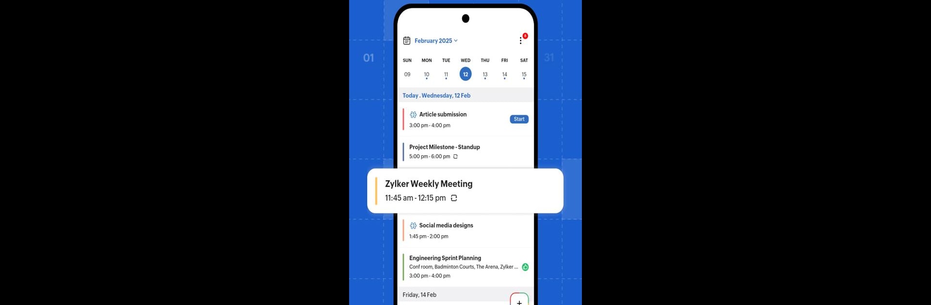 Zoho Calendar
