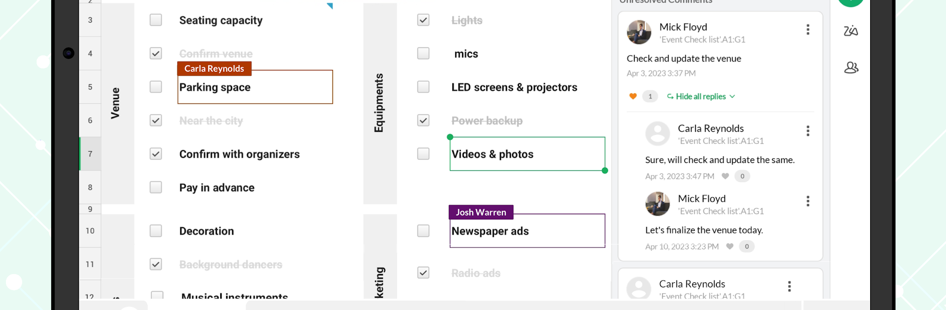 Zoho Sheet - Spreadsheet App