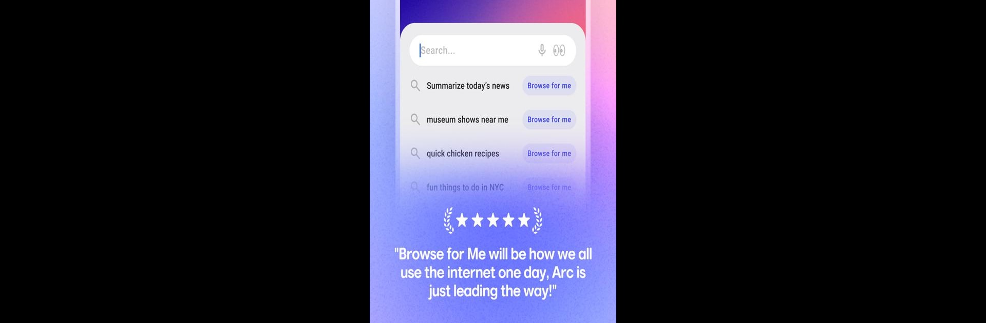 Arc Search – Find it, Faster