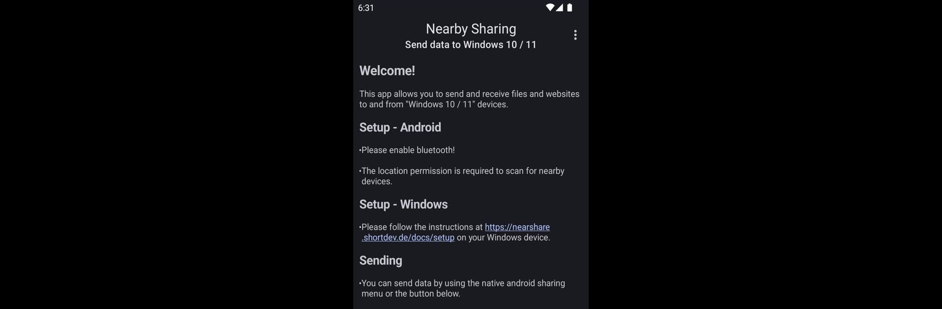 Nearby Sharing