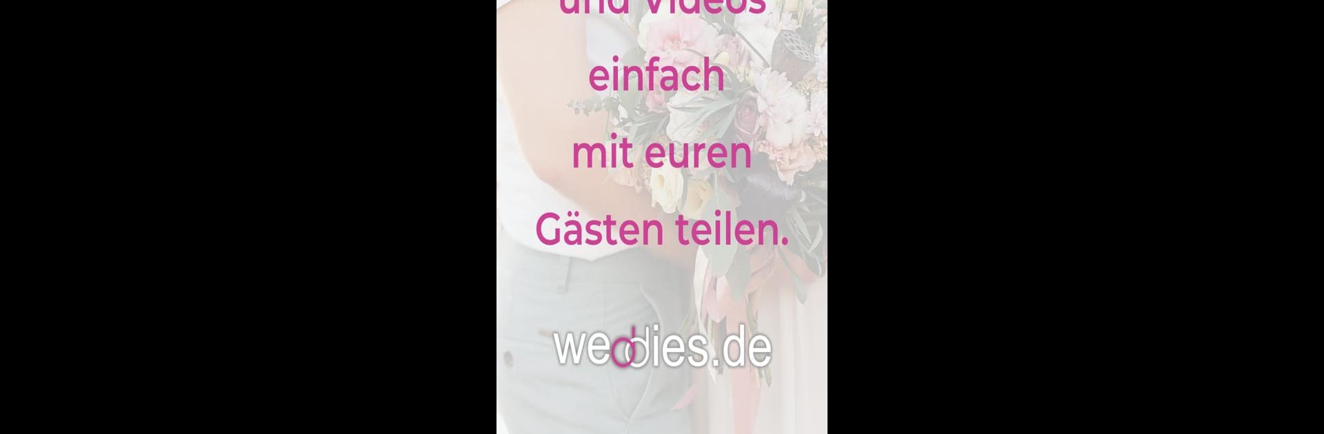 weddies - Hochzeitsfoto App