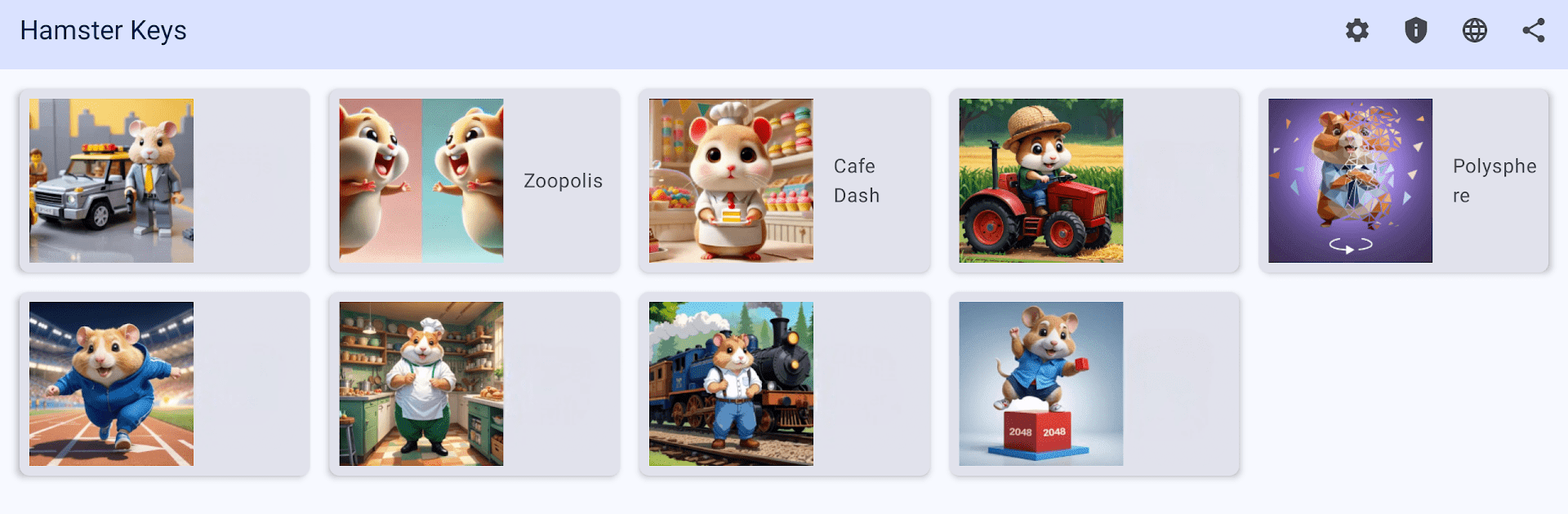 Hamster Keys