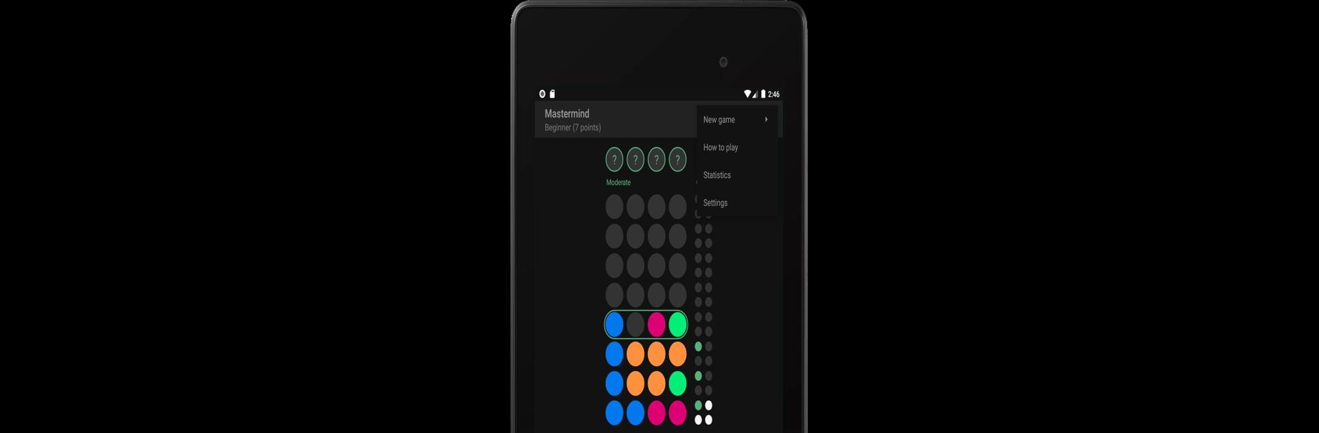Mastermind - the educational code breaking puzzle