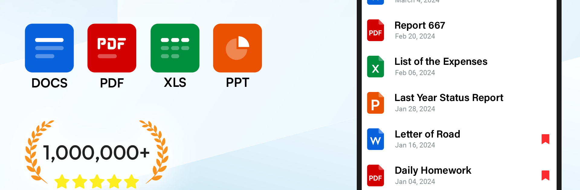 Docs Reader - Docx, Excel, PPT