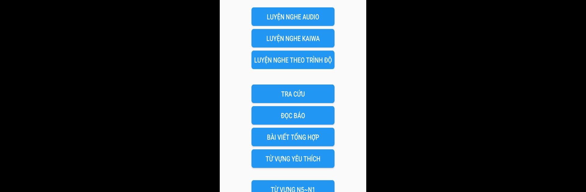 Luyện nghe tiếng Nhật N5~N1 (JListen)