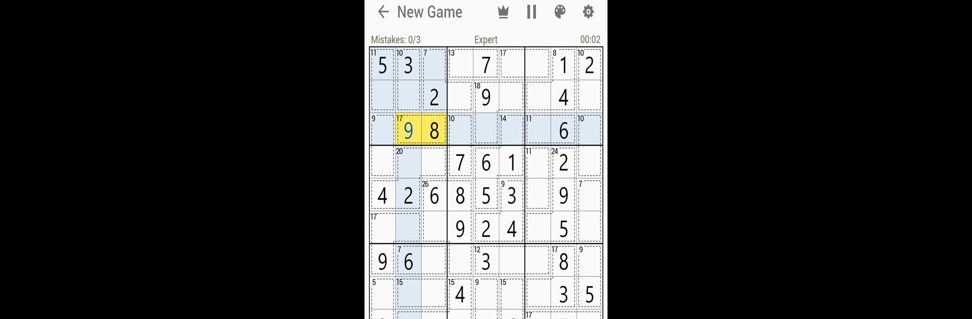 Killer Sudoku - Sudoku Puzzles