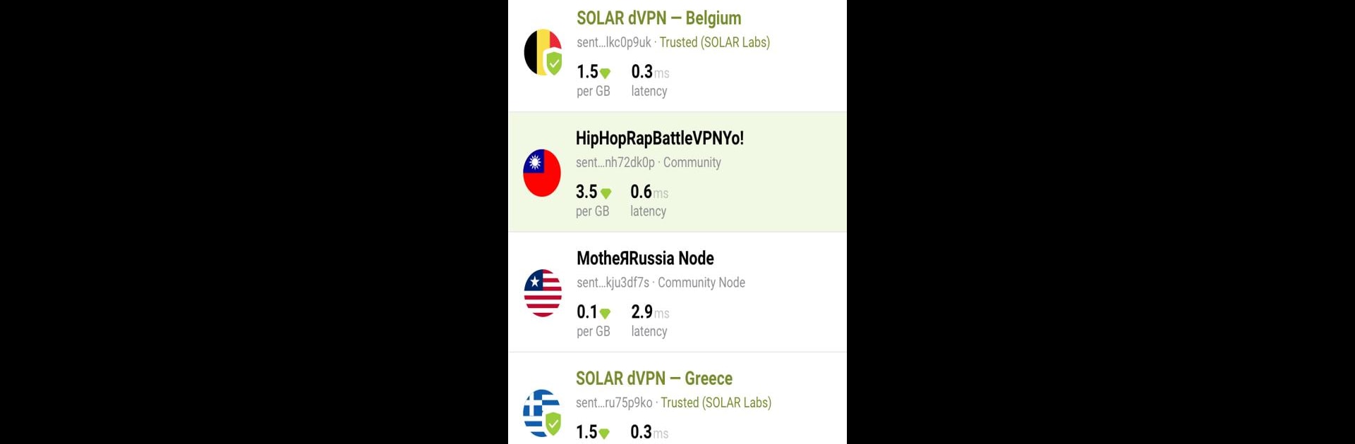 SOLAR dVPN