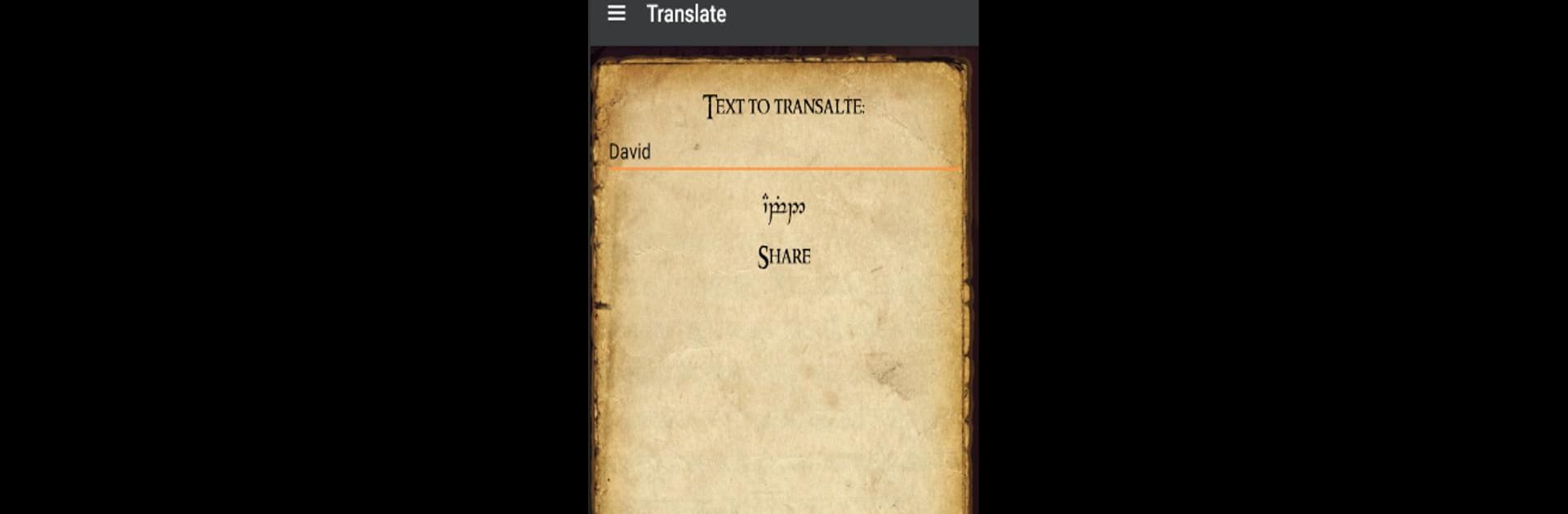 Elfic - Elvish Translator