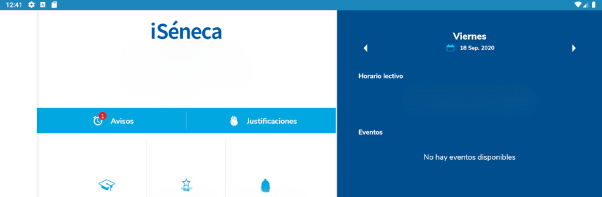 Versión de Séneca para smartphone y tabletas.