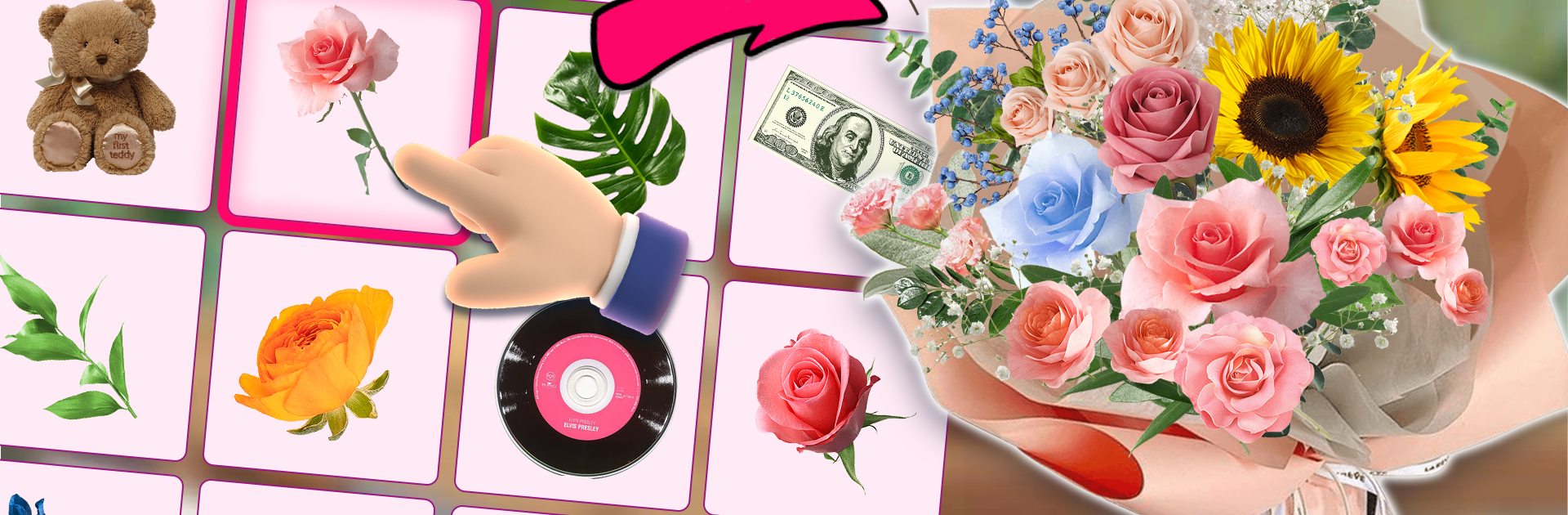 Flower Maker Game: Valentine