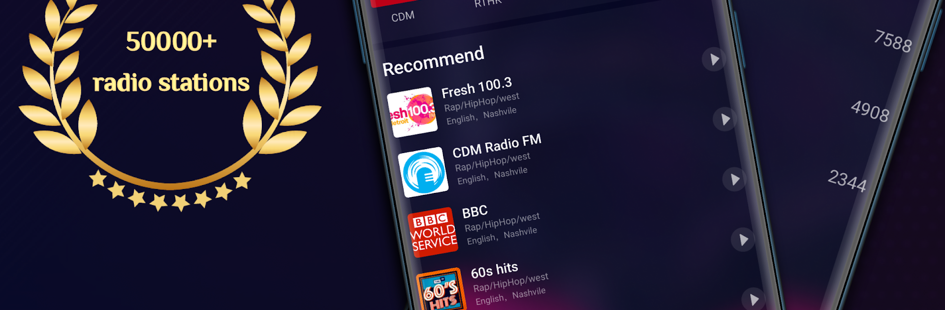 FM Radio - Live FM AM, Radio station & Live radio