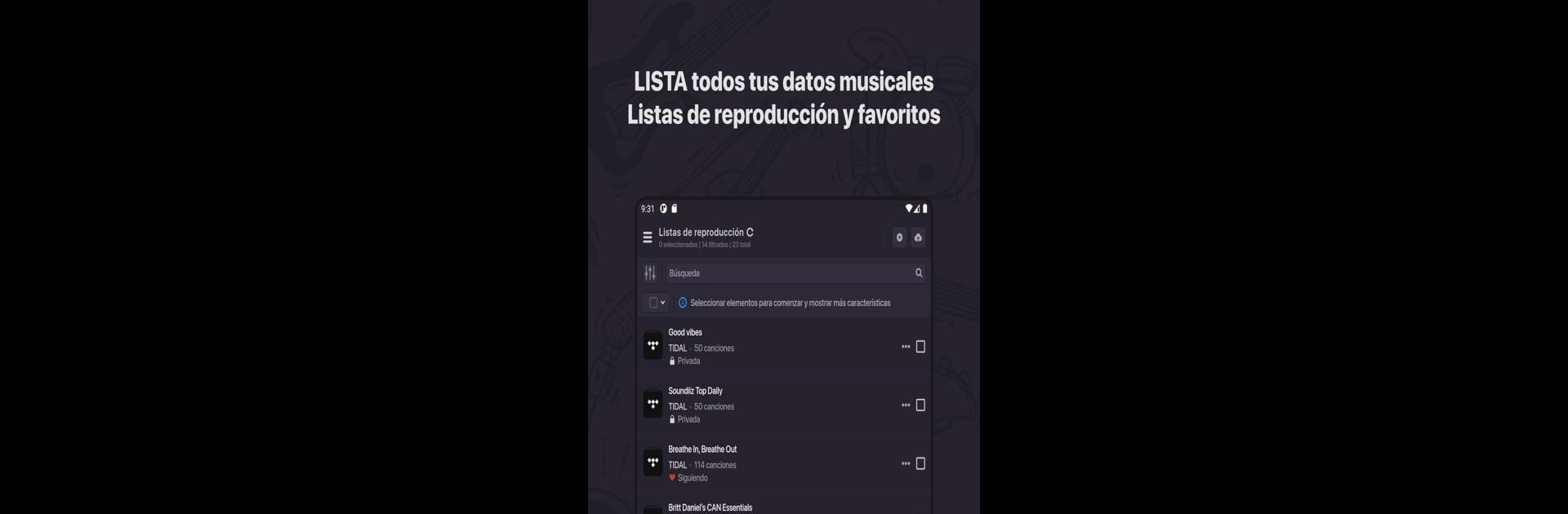 Soundiiz: playlists transfer