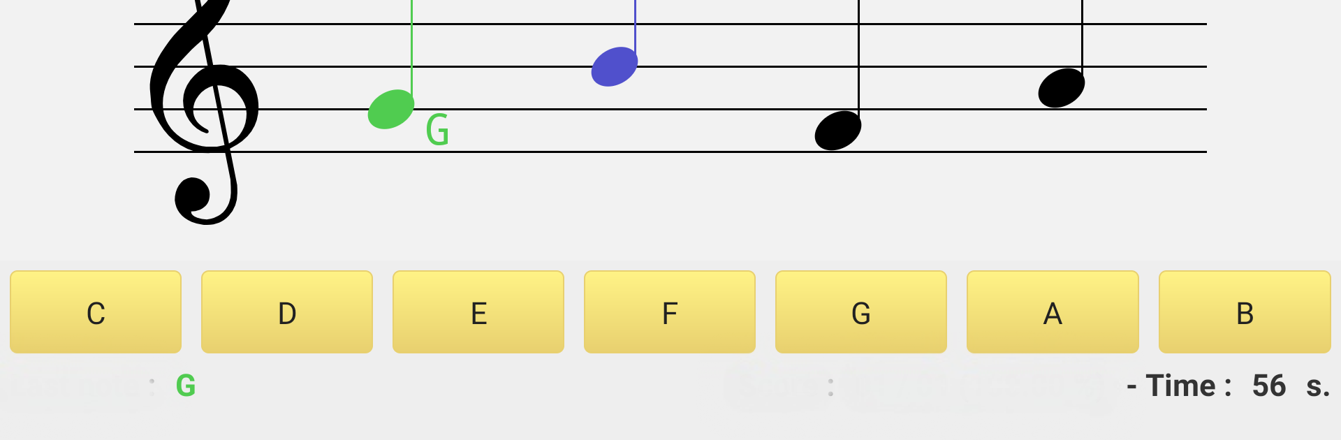 NotesDeMusique (Learning to read musical notation)