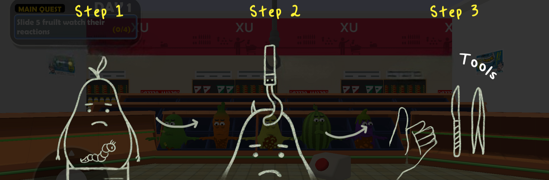 Fruit Repair Simulation