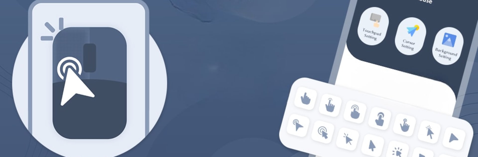 Big Phone Mouse - Big Cursor
