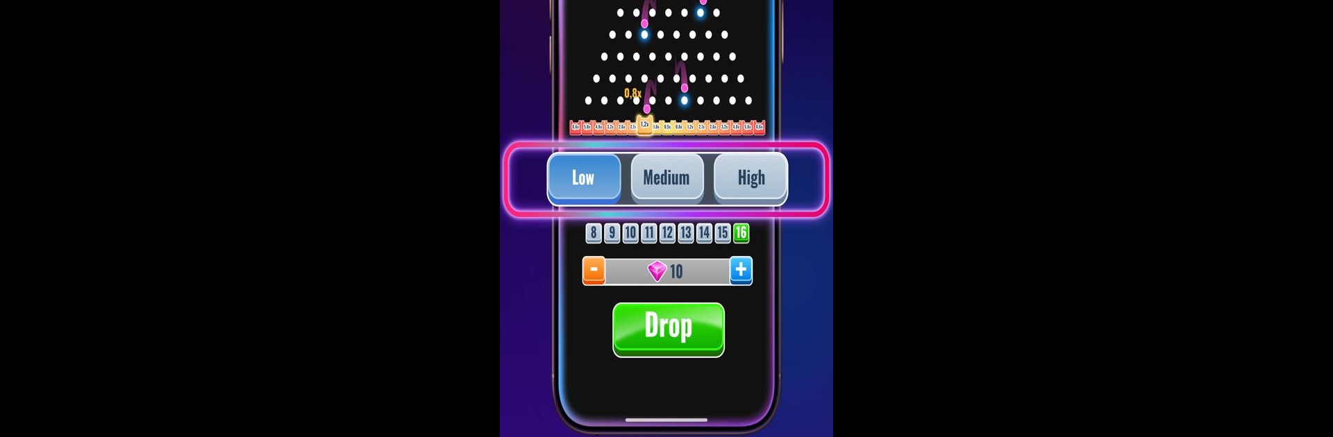 Plinko S x100: Plinko Royal XY