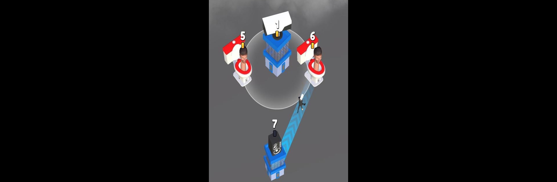 Toilet Monster - Tower Capture