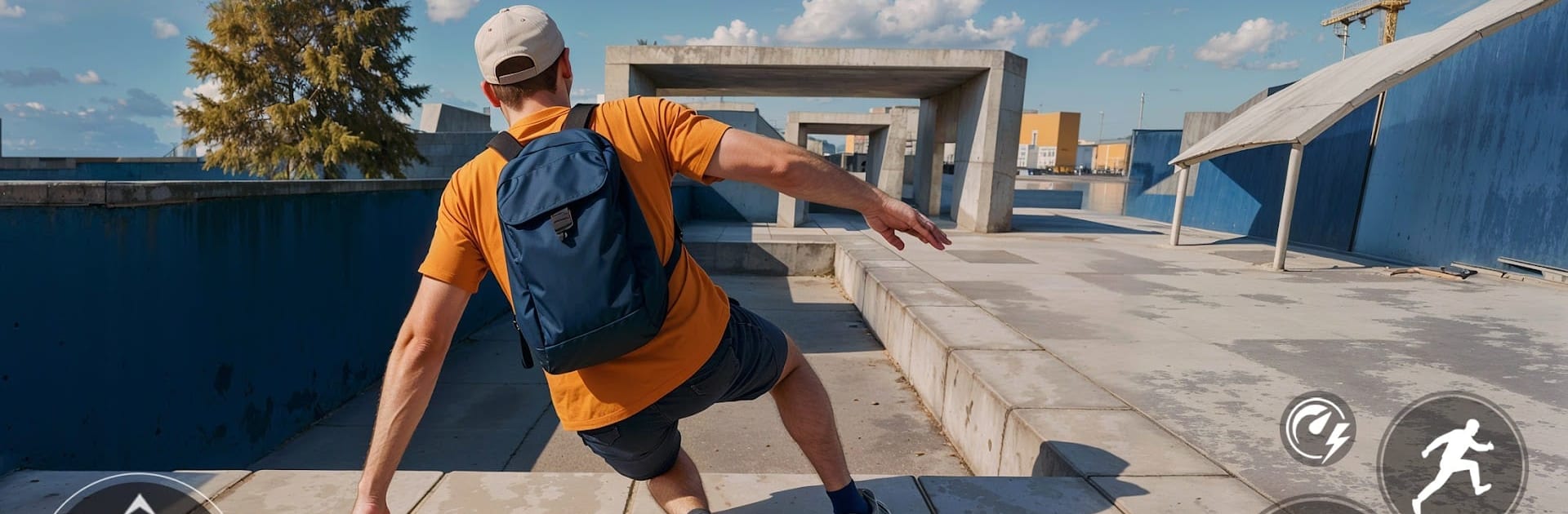 Only Going Up Parkour Rooftop