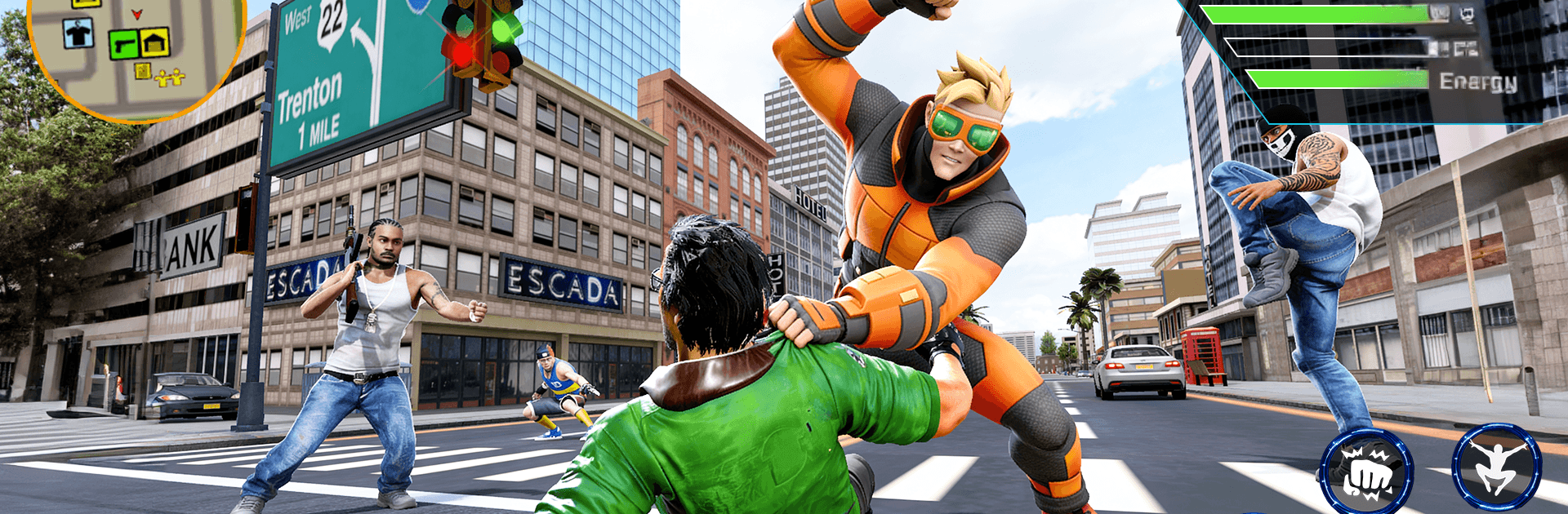 Hero Flying City Simulator