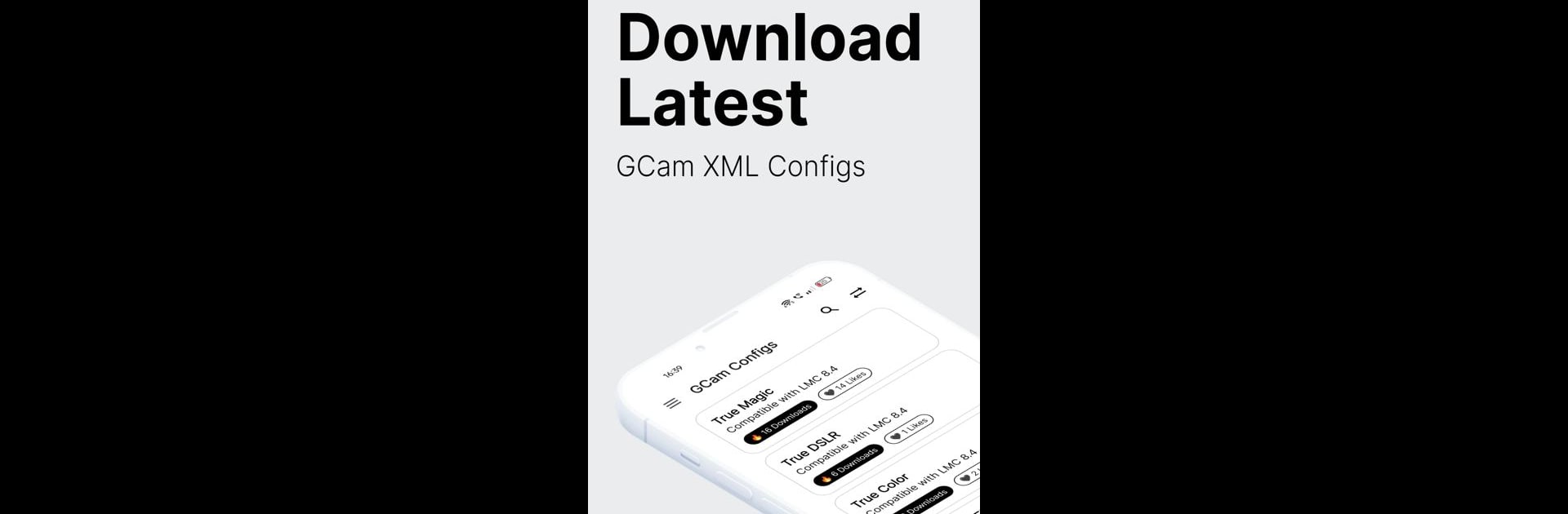XML Config For Camera App