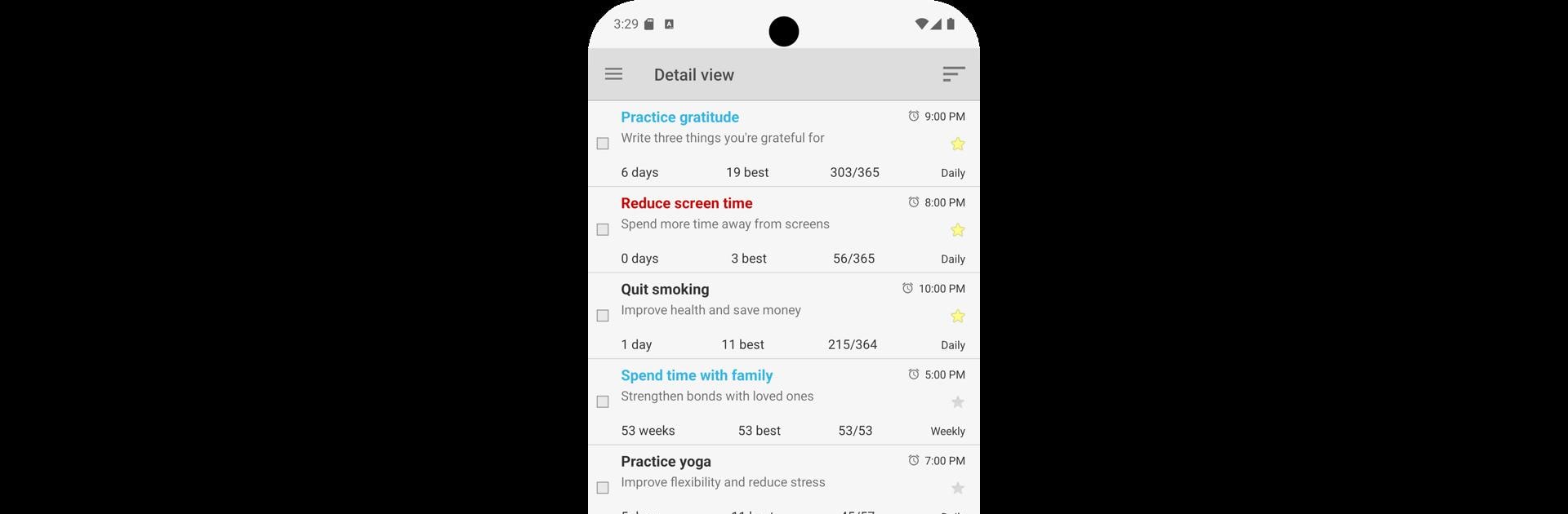 Goal & Habit Tracker Calendar