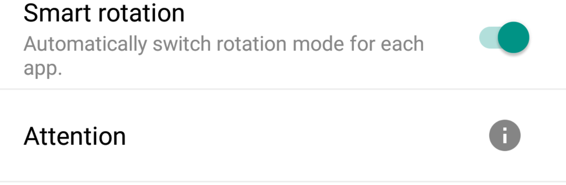 Force Rotation: Auto-rotate