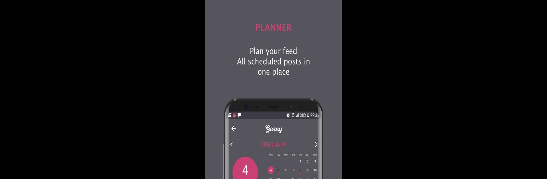 Garny - Preview Instagram feed