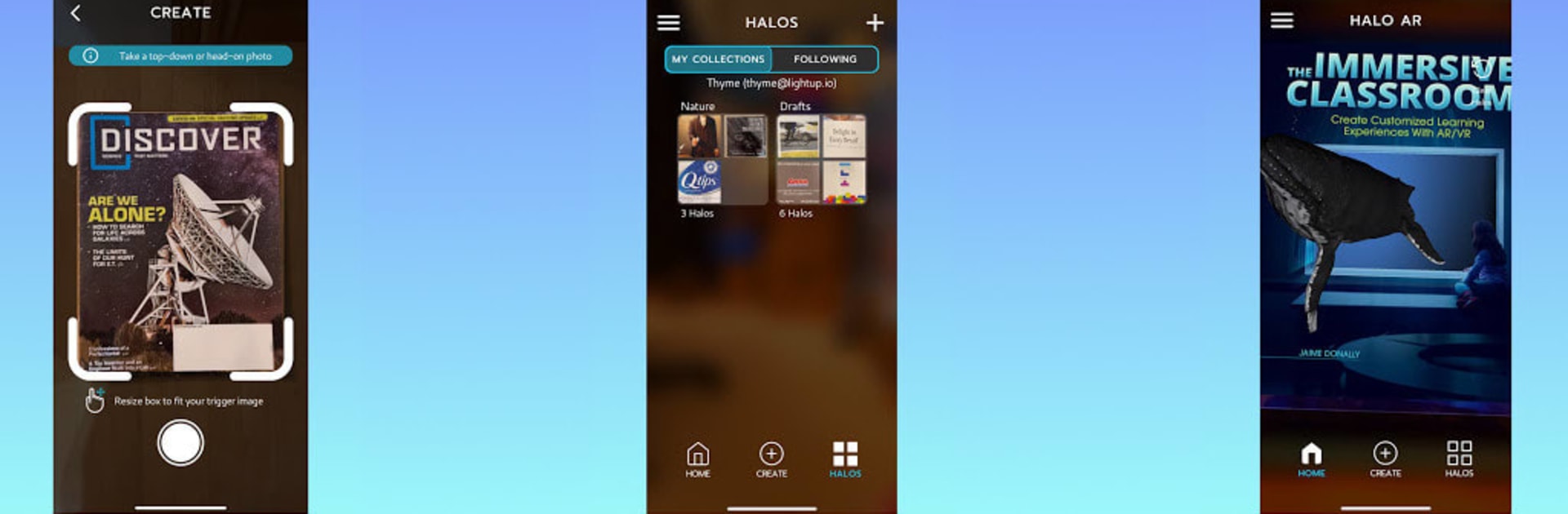 Halo AR - Augmented Reality, VR & 3D Lens Creator!