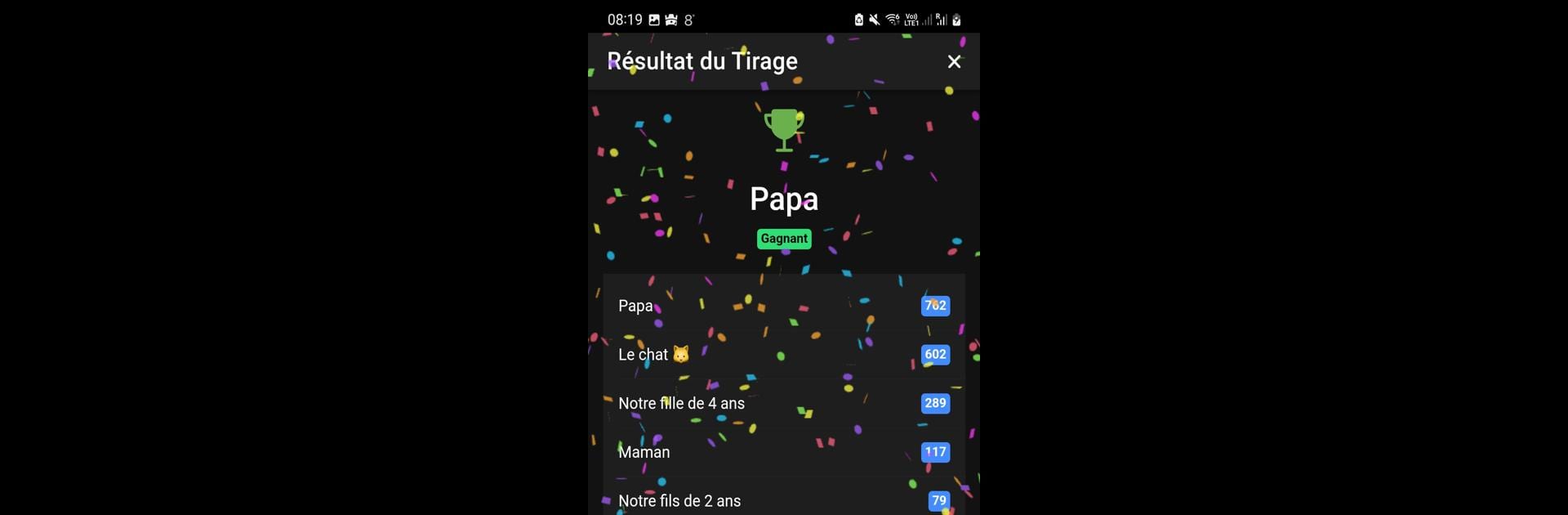 Plouf Plouf TIRAGE